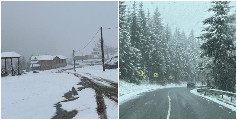 Vreme de iarnă la jumătatea lui mai. La Miercurea Ciuc, termometrele au arătat -1 grad Celsius. În Maramureș e zăpadă de 10 cm