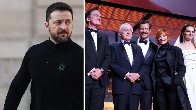Volodimir Zelenski şi ostaticii din Gaza, omagiaţi în prima zi a Festivalului de Film de la Cannes: "Un actor devenit războinic"