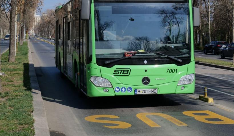 Trei linii de autobuz vor circula pe trasee modificate în weekend, în București. Care e motivul