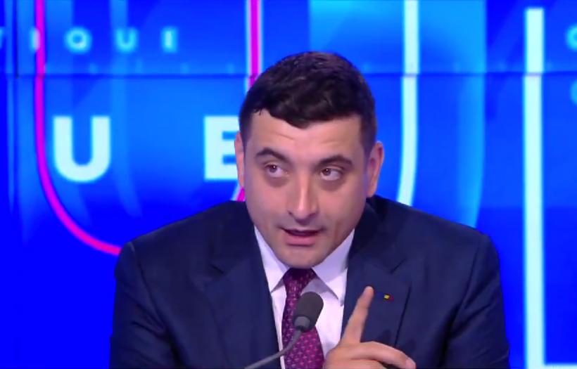 George Simion, oprit din delir, în direct la o emisiune tv în Franța. Jurnalistul francez: Vorbiți ca Putin