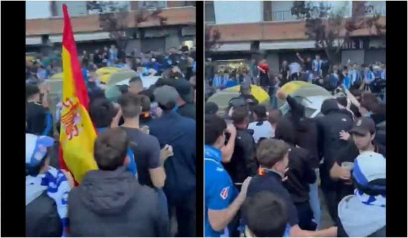 Incident grav înainte de meciul Espanyol – Barcelona. Un șofer a intrat cu mașina în mulțime: mai multe persoane sunt rănite