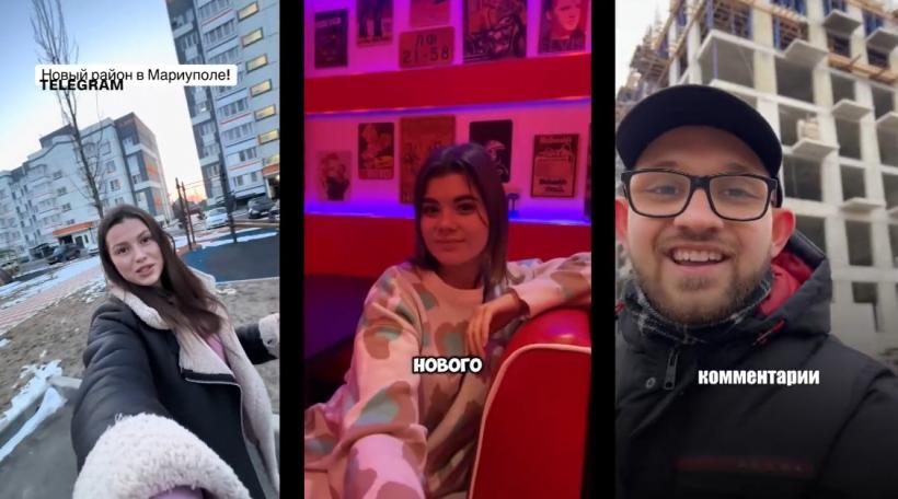 „Orașul nostru rusesc!” Cum promovează influencerii lui Putin o imagine idilică a vieții în Mariupolul ocupat