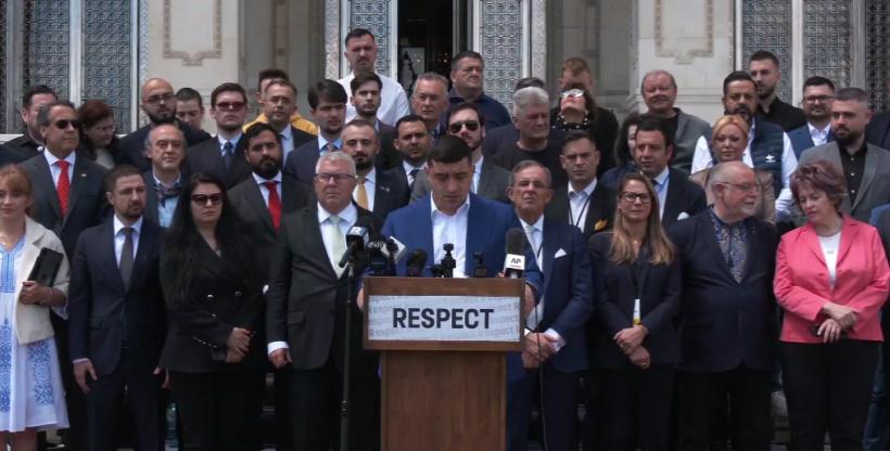 George Simion anunță că la ora 21 va fi dat un rezultat ”care nu reflectă realitatea din teren” și lansează un mesaj de ”iertare”