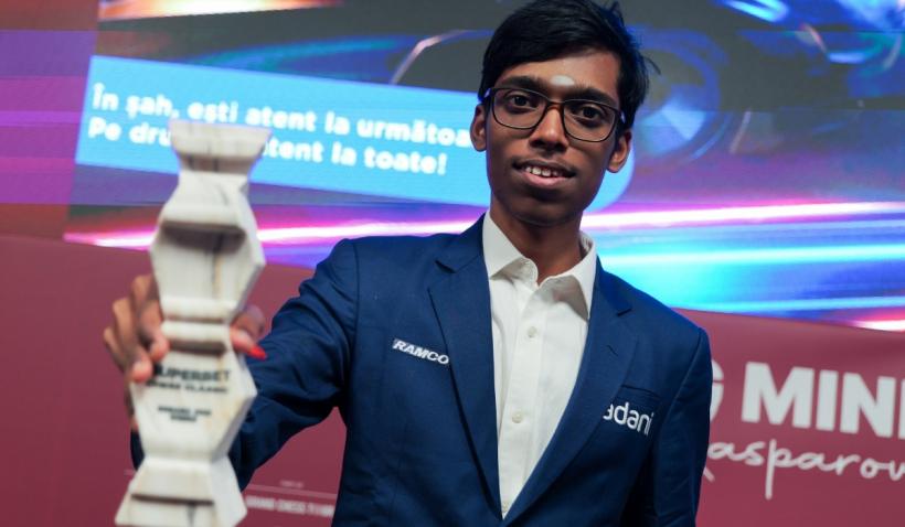 Șah: Indianul Rameshbabu a câștigat Grand Chess Tour 2025: „Jocul acesta e un medicament pentru creier”