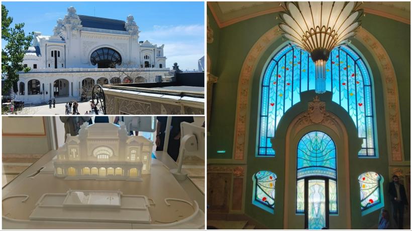 Cazinoul din Constanța a fost inaugurat oficial. Cum arată după cinci ani de renovări și când se poate vizita în interior