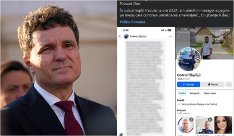 Nicușor Dan a fost amenințat cu moartea pe Facebook de un susținător al lui George Simion. "15 gloanțe îi dau!"