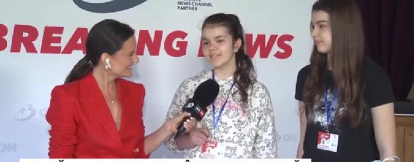 "Tabăra de Genii" România Inteligentă le-a oferit copiilor ocazia de a fi prezentatori. Proiect Antena 3 CNN de Ziua Copilului