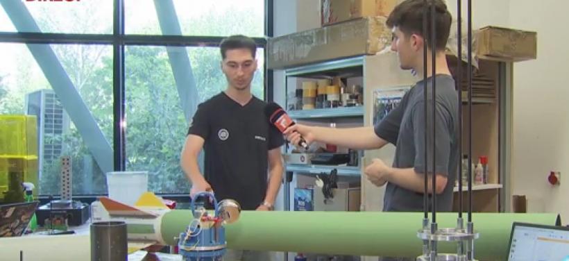 O echipă de studenţi români a ajuns în finala unei competiţii aerospaţiale din SUA cu o rachetă construită de la zero