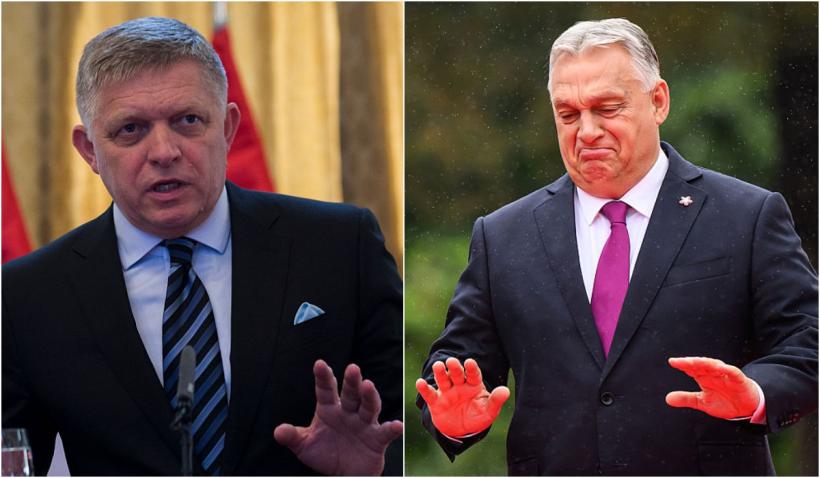 Orban și Fico vor să îl ajute pe Putin. Ungaria și Slovacia s-au înțeles să blocheze un nou pachet de sancțiuni împotriva Rusiei