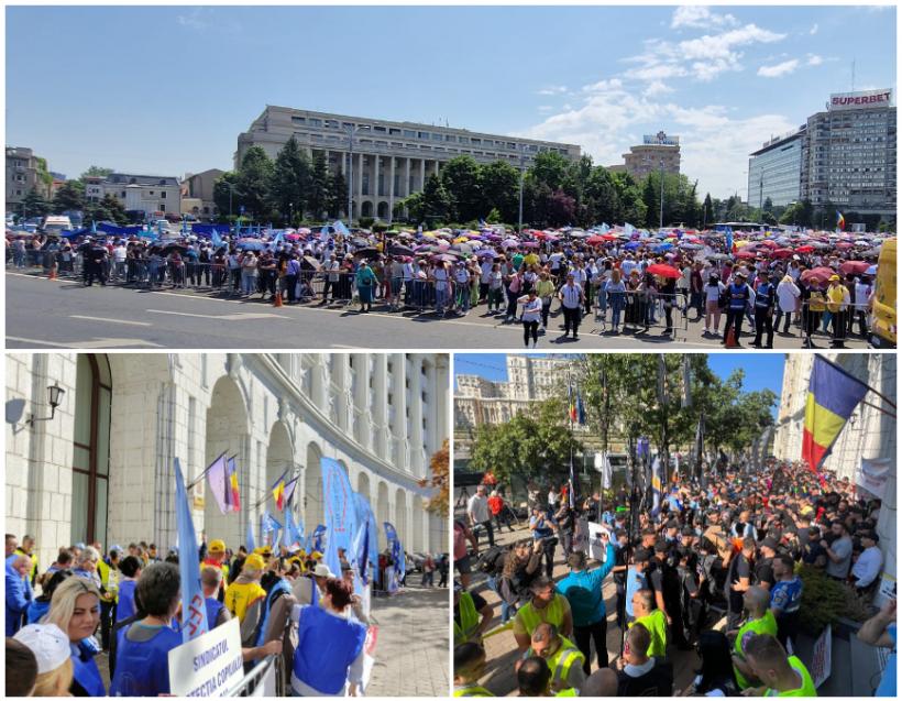 Sindicaliștii îi cer Președintelui Nicușor Dan să medieze conflictul cu Ilie Bolojan și amenință cu greva generală