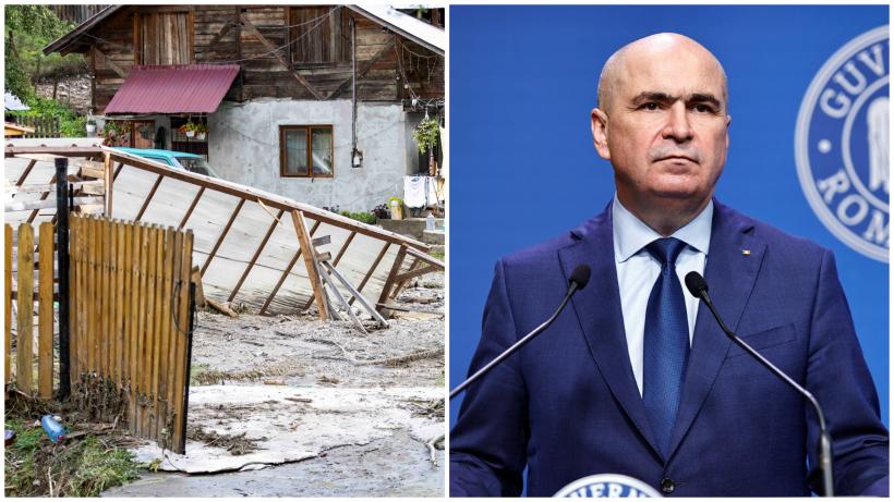 Premierul Bolojan anunță ajutoare pentru zonele afectate de inundații din Suceava și Neamț