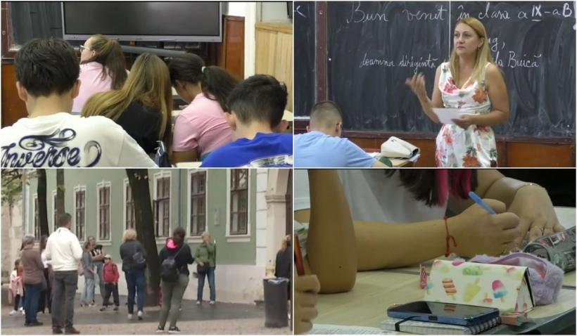 Haos în școli, ziua a doua. Unii dintre profesori fac orele cu elevii, alții doar ”supraveghează” iar părinții se tem de greva generală