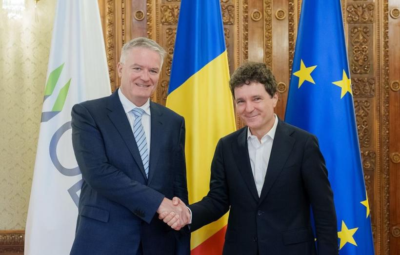 Nicuşor Dan, după întâlnirea cu secretarul general al OCDE: Aderarea este cea mai puternică recunoaştere internaţională