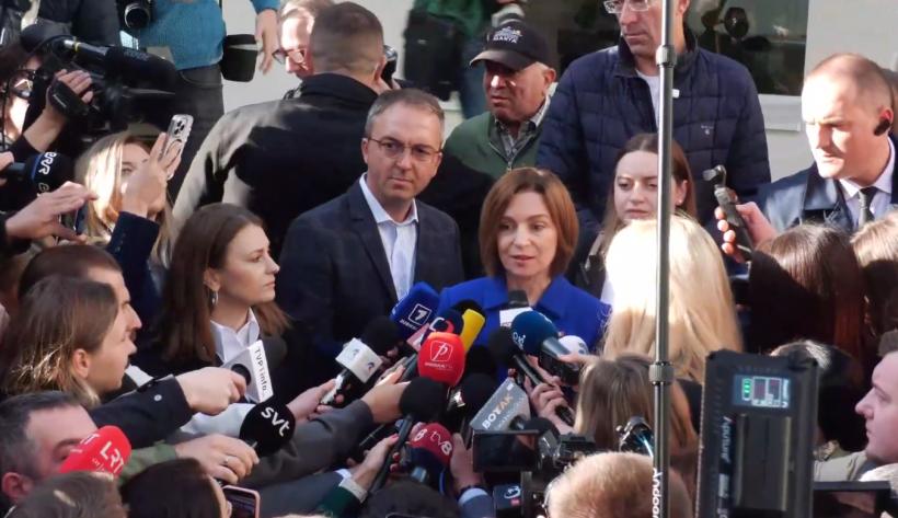 Maia Sandu: "Moldova, casa noastră scumpă, e în primejdie. O putem salva prin vot. Mâine ar putea fi prea târziu"