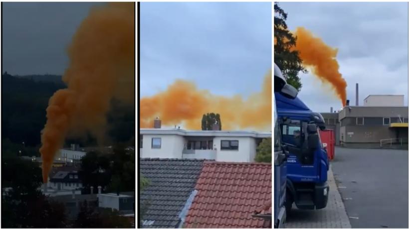 Alertă în Germania. Un nor de gaz s-a extins deasupra a două orașe, după un accident industrial
