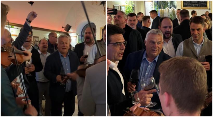 Viktor Orban a dat petrecere la Cluj-Napoca și a cântat "Nu plecăm de aici". Nicușor Dan nu a mai participat la Congresul UDMR