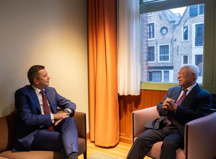Sorin Grindeanu şi Antonio Costa s-au întâlnit la Congresul Partidului Socialiştilor Europeni şi au discutat despre bugetul UE