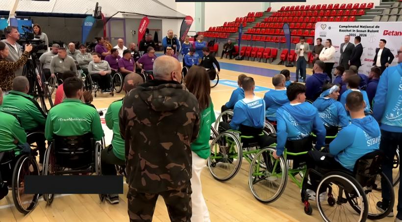 Prima etapă a Campionatului Național de Baschet în Scaun Rulant a avut loc la Sibiu: "O modalitate de refacere şi incluziune"