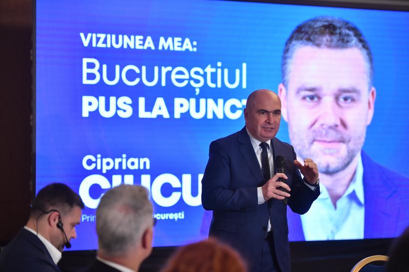 Ciprian Ciucu și-a lansat, oficial, candidatura pentru Primăria Capitalei. Bolojan: „Mi-a confirmat încă o dată că are viziune”