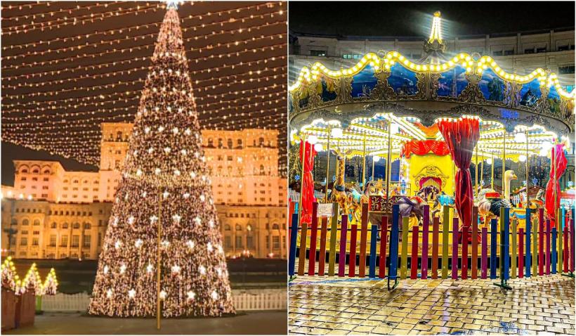 Târgul de Crăciun Bucureşti din Piaţa Constituţiei se deschide sâmbătă. Când se vor aprinde luminile de sărbători