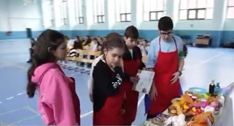 Proiectul "Ora fără diabet": Lecţii esenţiale pentru sănătatea copiilor. Campania a ajuns la Şcoala nr. 199 Alexandru Ioan Cuza