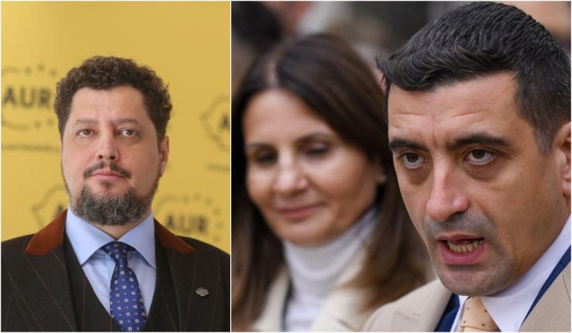 Fondatorul AUR spune că Anca Alexandrescu ar putea „să pretindă” să-i ia partidul lui Simion