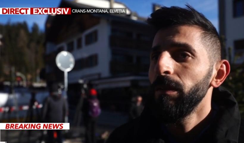 George, românul care a ajutat paramedicii din Crans-Montana: Fiecare om scos a trecut prin mâinile mele. Am strigat dacă e vreun român