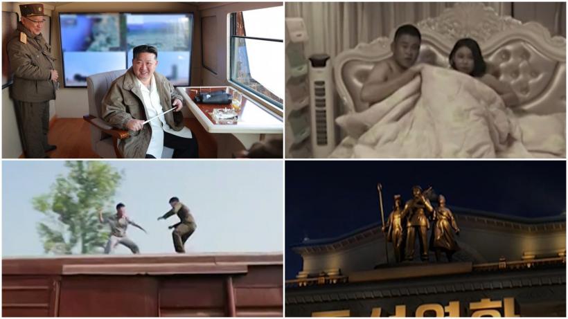 Nord-coreenii au fost șocați să vadă la TV un film nou comandat de Kim, cu violență, complot, relații extraconjugale și chiar nuditate