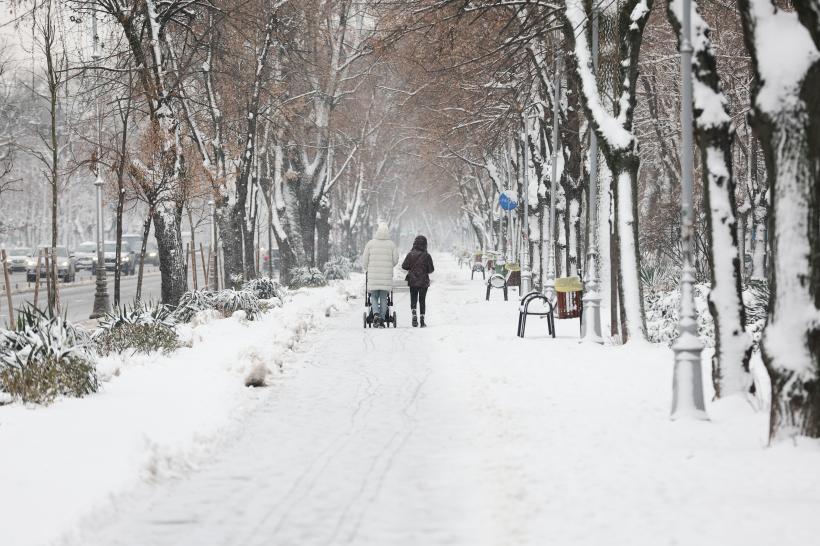 Va ninge iar în București, iar temperaturile vor scădea până la -12 grade. Prognoza specială pentru Capitală