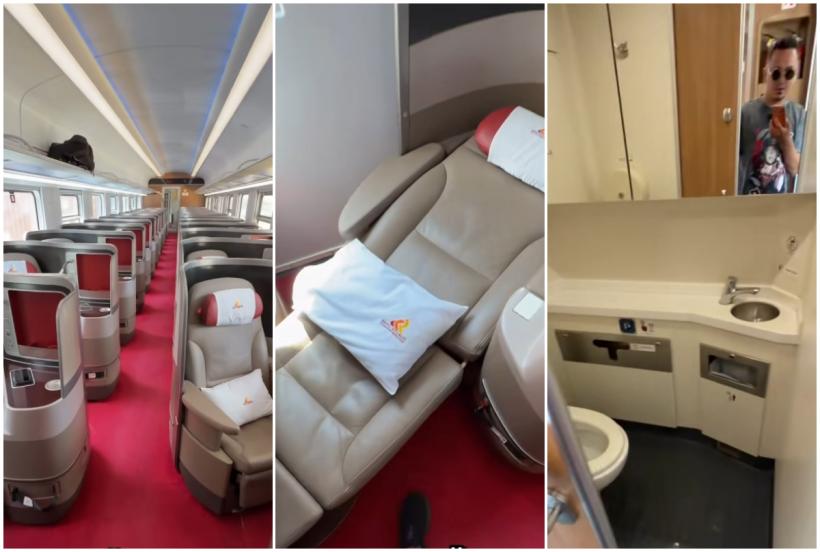 „Acesta nu e un avion la clasa întâi, e un tren din Africa”. Un vlogger român a mers cu trenul în Kenya și a avut o surpriză imensă