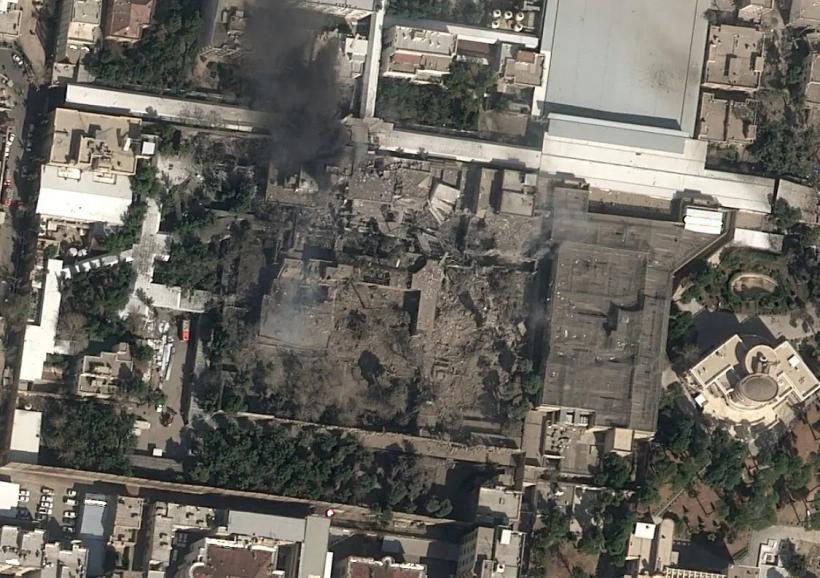 Imagini din satelit. Palatul din Teheran al ayatollahului Ali Khamenei a fost distrus complet în atacul israelian