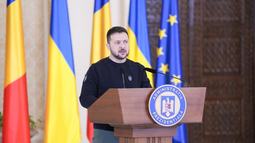 Surse: Volodimir Zelenski vine joi în România. Va fi primit la Cotroceni de Nicușor Dan