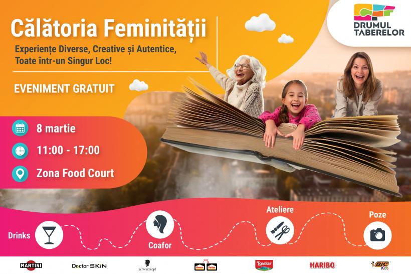 Feminitatea reinterpretată prin experiențe interactive la Centrul Comercial Auchan Titan și Drumul Taberelor