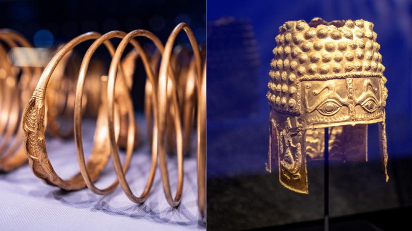 Coiful de aur de la Coțofenești și 2 din cele 3 brățări dacice furate în Olanda au fost recuperate