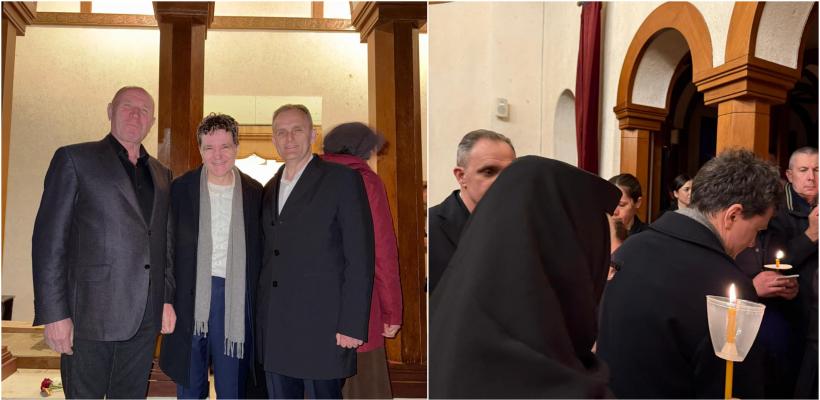 Nicușor Dan a fost la mănăstirea Cornu în Vinerea Mare. Șeful CJ Prahova: „Fără anunț, fără protocol”