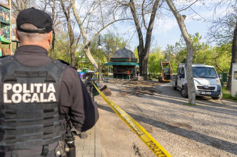Primăria Bucureşti dărâmă construcțiile ilegale din Cișmigiu: "Ani la rând s-au tot întins, fără acte". Ce va face instituţia şi luni