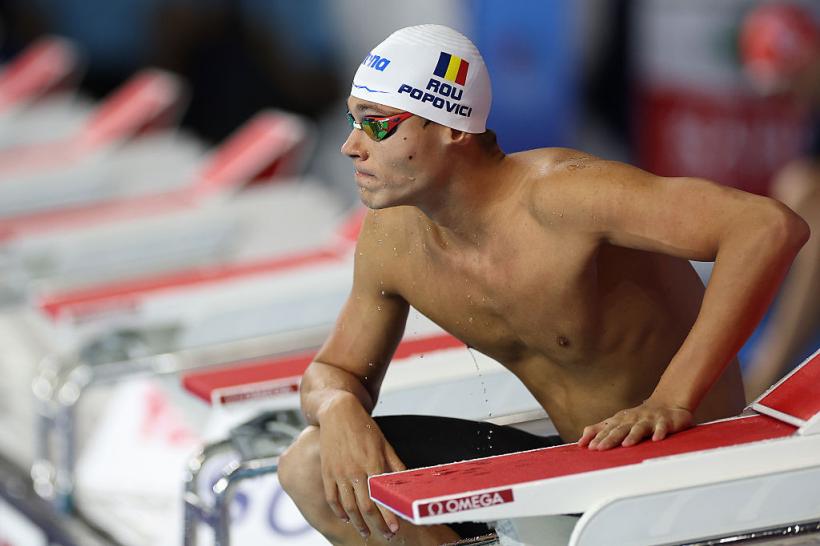 David Popovici a câștigat a doua medalie de aur la Campionatul Național de Înot