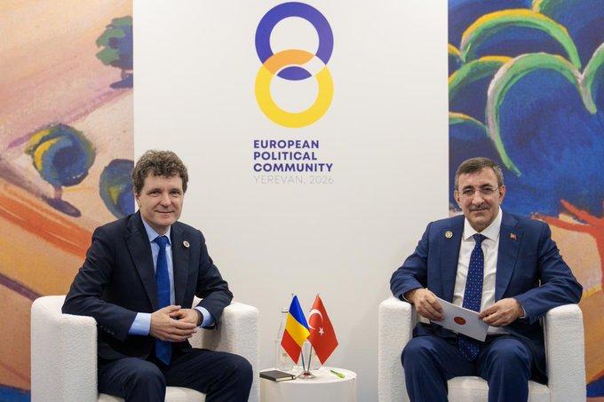 Nicuşor Dan, după întâlnirea cu vicepreşedintele turc la Erevan: Turcia e cel mai important partener comercial al României în afara UE