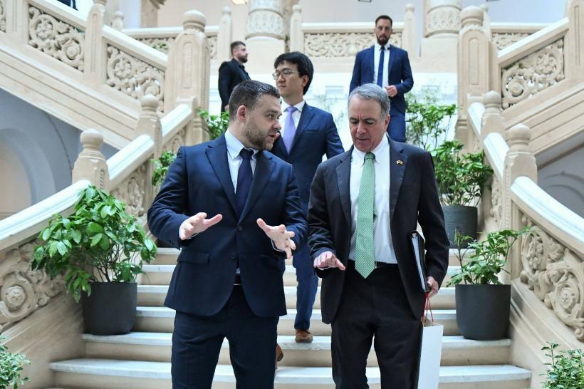 Ciucu a discutat cu ambasadorul SUA în România despre magistrala 6 de metrou, care include staţia Washington. "Rămânem filoamericani"