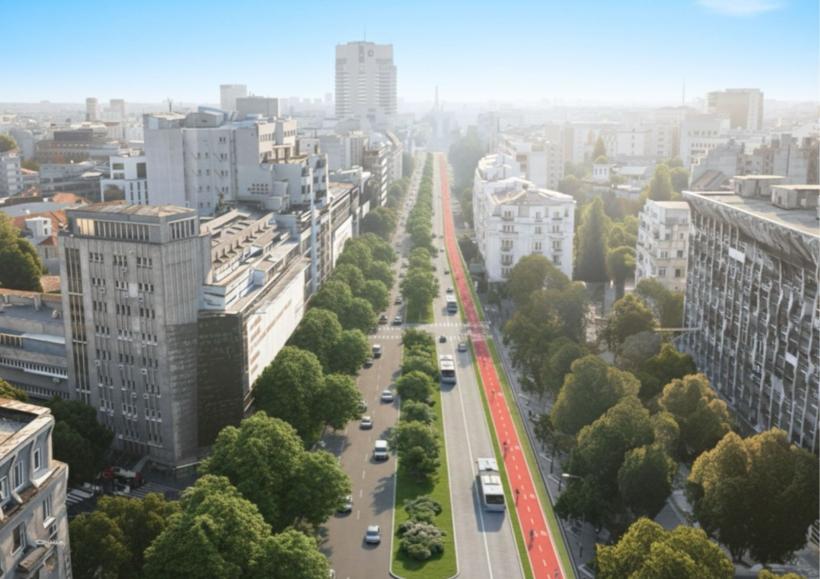 Cum ar putea arăta Bulevardul Magheru din Bucureşti, după modernizare. Ciucu: Organizăm un concurs pentru a-l readuce în top
