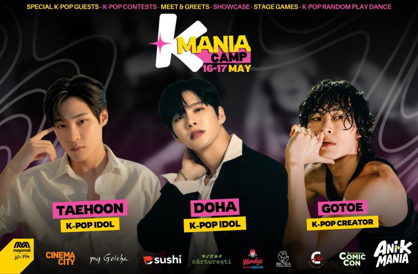 K-Mania Camp 2026: Prima convenție K-pop din România are loc la Mega Mall în luna mai