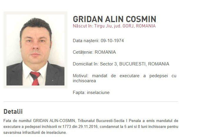Un fost comisar de poliție condamnat la închisoare a fost arestat, la Londra, după 7 ani de la fuga din țară
