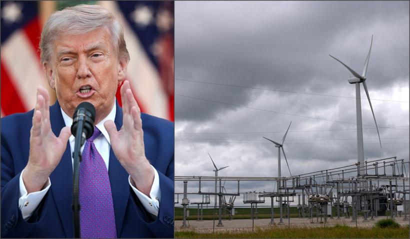 Războiul lui Trump împotriva morilor de vânt se răspândește în Europa. Președintele SUA a spus că „energia eoliană e pentru proști”