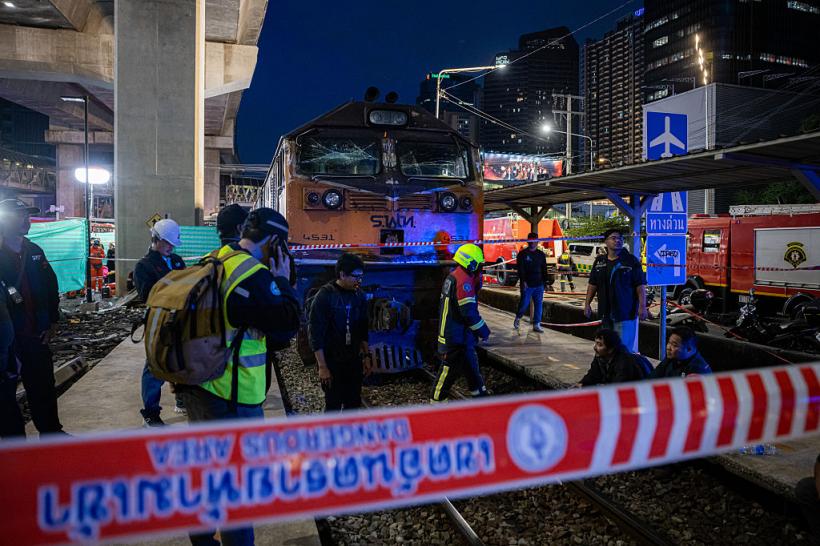 Mecanicul de locomotivă al trenului implicat în accidentul din Bangkok, unde au murit opt oameni, consumase droguri
