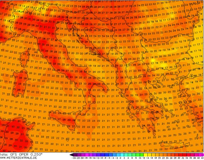 Un dom de căldură se formează deasupra Europei. Temperaturile cresc la nivel record, vor fi cu 16 grade mai mult peste normalul lui mai