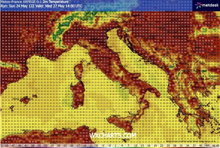 Domul de căldură e complet și a format un capac deasupra Europei. Vor fi până la 40 de grade. Imaginile din satelit sunt neobișnuite