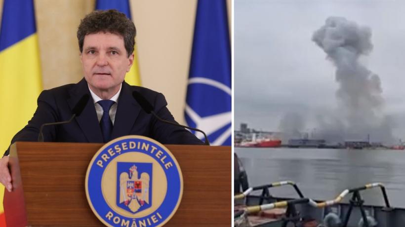 Nicuşor Dan explică incidentul din Portul Constanța: Drona a fost scăpată de sub control în urma războiului electronic rusesc