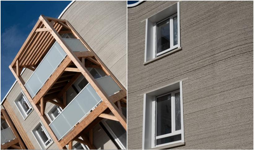 Bloc cu 12 apartamente, construit în doar 34 de zile. Cea mai mare clădire din Europa ridicată cu o imprimantă 3D și trei muncitori