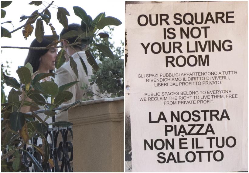 Furie în Palermo, pentru că nunta lui Dua Lipa a blocat orașul. Oamenii au fost nervoși că nici măcar n-au văzut-o. Reacția cântăreței