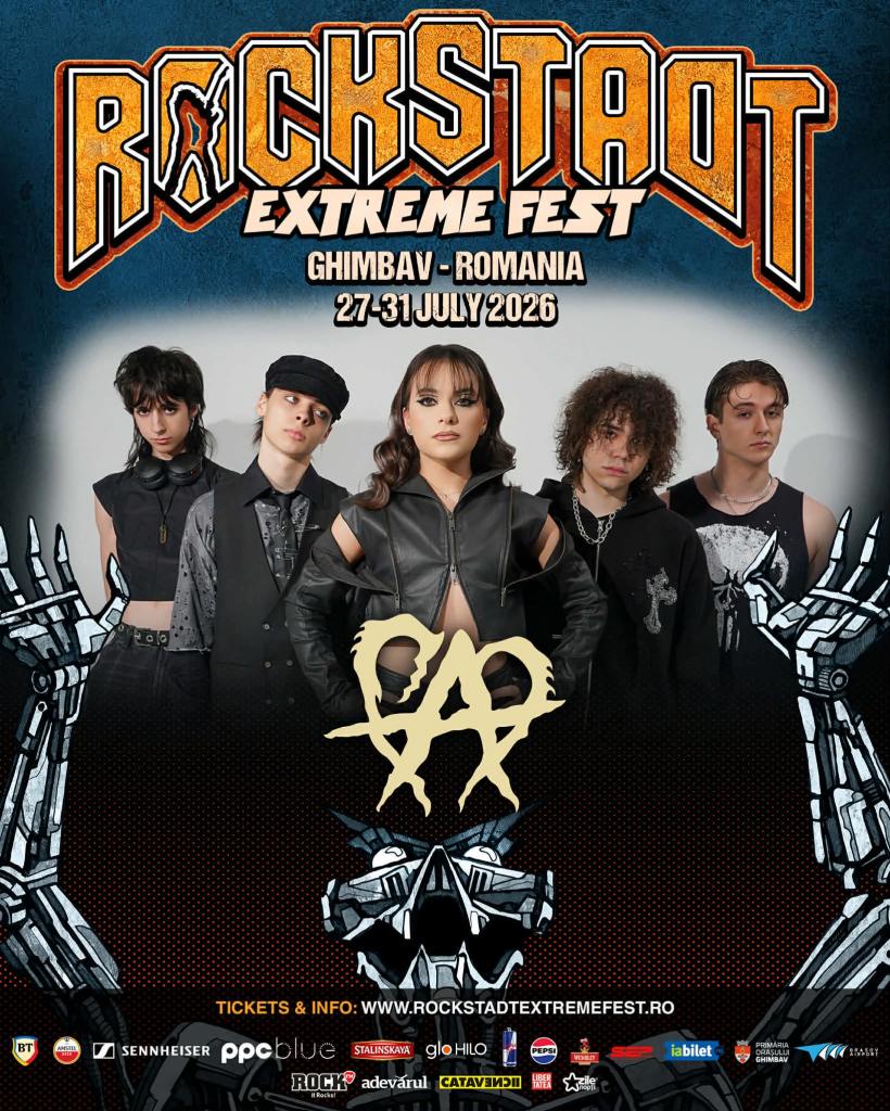 Alexandra Căpitănescu urcă pe aceeaşi scenă cu The Prodigy şi Marilyn Manson la Rockstadt Extreme Fest 2026